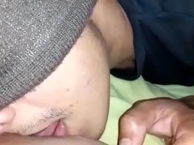 Meu macho jogador chupando o meu cuzinho depois do futebol