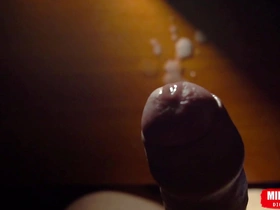 Sperm splatter in slow motion