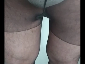 Peeing my panties in the bath