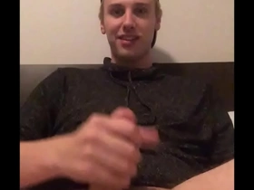 Watch me blow my huge load!