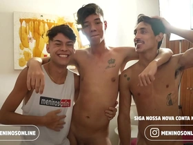Making of -  júnior peixoto & enzo matteuz & hanry onlyjapa - bareback (prazer matinal)