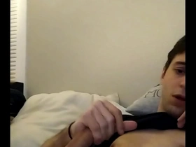 Huge cock on skinny stud throbbing