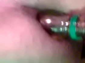 Dildo explosivo en mi culo