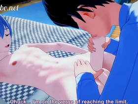 Evangelion yaoi hentai 3d - shinji x kaworu. handjob, blowjob and bareback with multiple cums