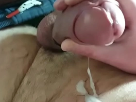 Wanking over cock dogg