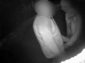 Cruising in the park night vision shows threeoinks sucking and getting fucked raw anon stud breeds him deep