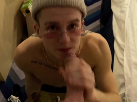 Cute guy sucks a stranger for money and takes a tight asshole falcon al oliver strelly - 94