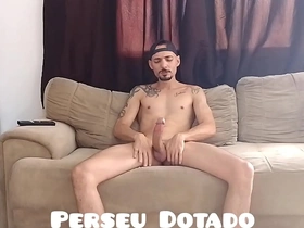 Fiz um vídeo para o cliente e gozei muito cheio de tesão!