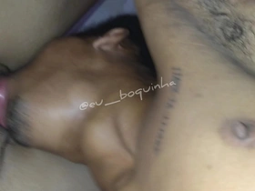 Gozando na garganta e ele engolindo tudo