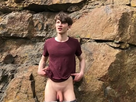 This sexy boy has hard dick like a rock ! (real 23 cm) / big dick / hunks