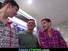 Familytwink.com ⏩ cool step father pummeling with his offspring... jax thirio, dakota lovell