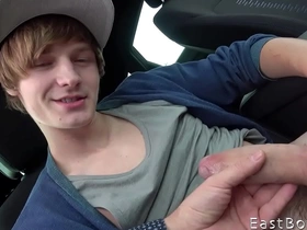 Handjob in the car - antony carter