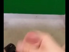 Dick at middelfart rest room in denmark