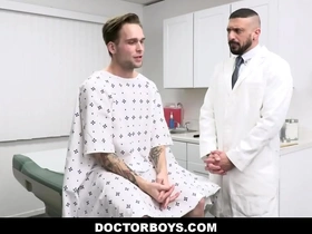 Hot hunk doctor fucks patient boy during visit - trent marx, marco napoli