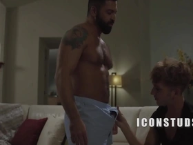 Twink has a moment with his macho stepdad
