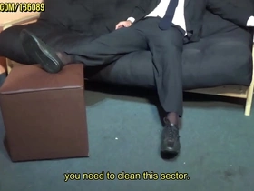 Boss leonel foot worshiped