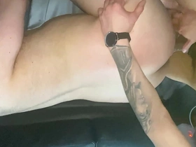 Sucking and getting fucked by big cocks