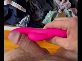 Playing with tenants clean panties