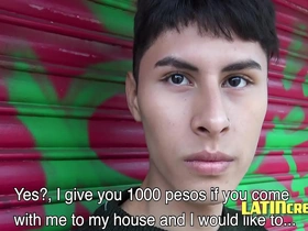 Behind the store bang with latin twink