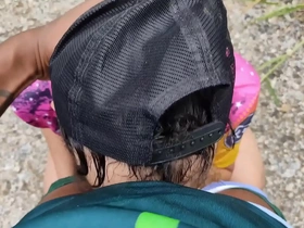 Depois do futebol fui na trilha mamar o roludo