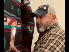 Regular joe with perfect cock visits gloryhole.