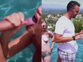 Hot guy with beautiful cock gives facial