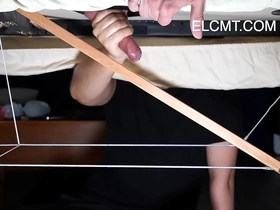 Shooting huge load after milking and massage session