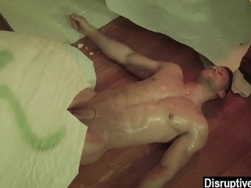 Gay hunk from outerspace deflowers a cute twink