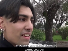 Latincum.com - twink latin skater boy paid cash to fuck stranger he met at skate park pov - leo, bryan