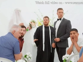 Wedding balls - uncut / men / alex mecum, malik delgaty, benjamin blue  / stream full at  www.sexmen.com/ed