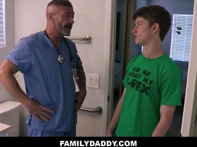 Doctor stepdad fuck teaches stepson anatomy in bathroom - felix maze, keith ryan