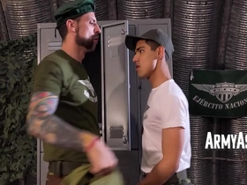 Punish me sarge, i have been a bad cadet