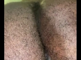 Black fat ass fresh out shower