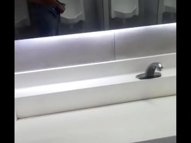 Cum in public bathroom