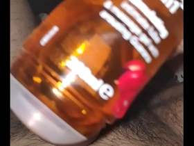 Cock massage with durex lube