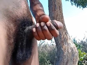 Rajesh playboy 993 daring outdoor striping, masturbating dick, showing ass, butt and cumming big cum load