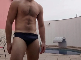 Sph humiliation - straight buddy takes your speedos off and starts laughing at your pencil dick