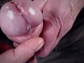 Army dude pre cum & orgasm masturbation session