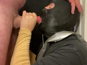 Straight alpha and faggot cumslut - cum eating super cumpilation