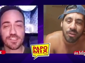 Safadão felipe leão mostra o corpo em forma durante quarenta em live do papomix - parte 2 - whatsapp (11) 94779-1519