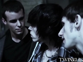 Naughty twinks tyler bolt and alex todd anal fuck in 3some