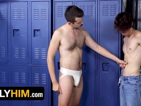 Bully him - innocent boy nick floyd wrestles naked his perv coach to join the team