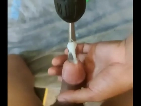 Brasil cbt urethral sounding - dom screwdriver my cock #2