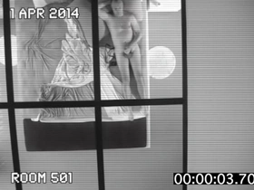 Caught wanking on hidden hotel cctv cam
