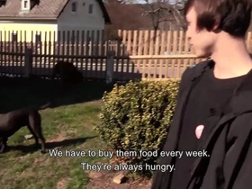 Athletic straight guy gets fucked in the ass for the first time in order to make some money that he needs - bigstr