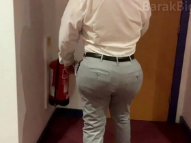 Bubble butt in public