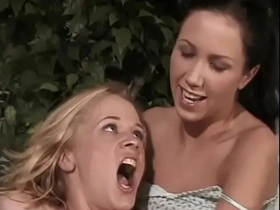 Erotic stud bangs sexy babes ass and pussy before shooting his load