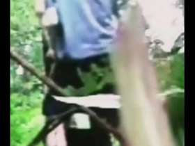 Tied up & blindfolded outdoor by gilles guichard porn