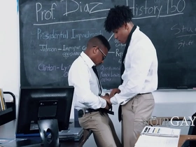 Ebony nerds go gay