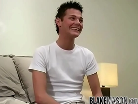 Handsome stallion jay jerking off his thick throbbing dick